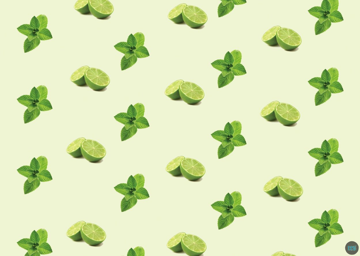 Обои с зеленым рисунком