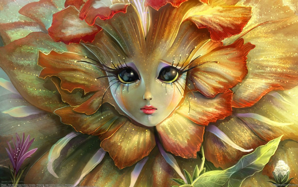 Сказочные цветы