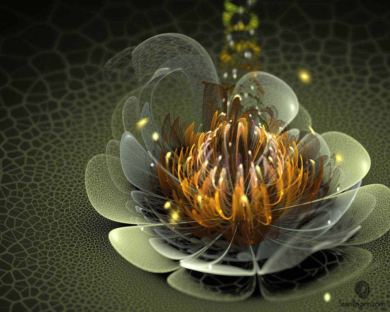 Фрактал папоротник Барнсли