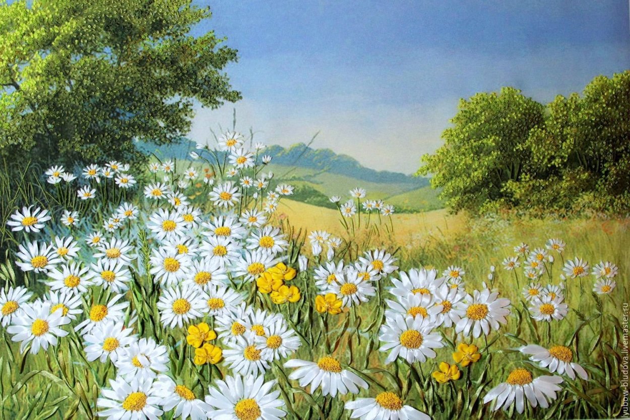 Художник Mary Dipnall полевые цветы