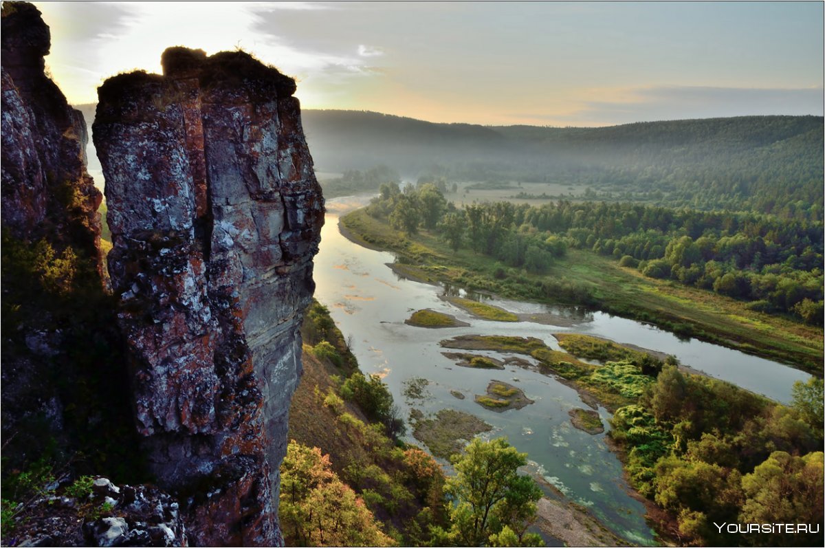 Река Юрюзань сплав фото