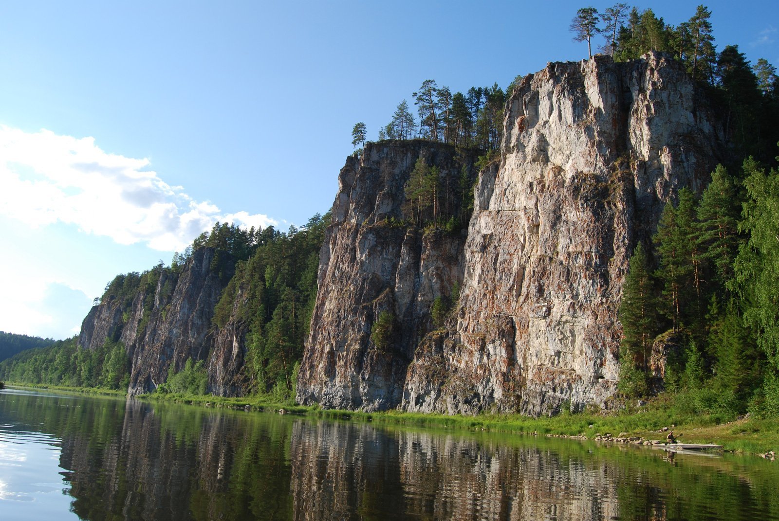 Сплав по реке Чусовая камень Дыроватый