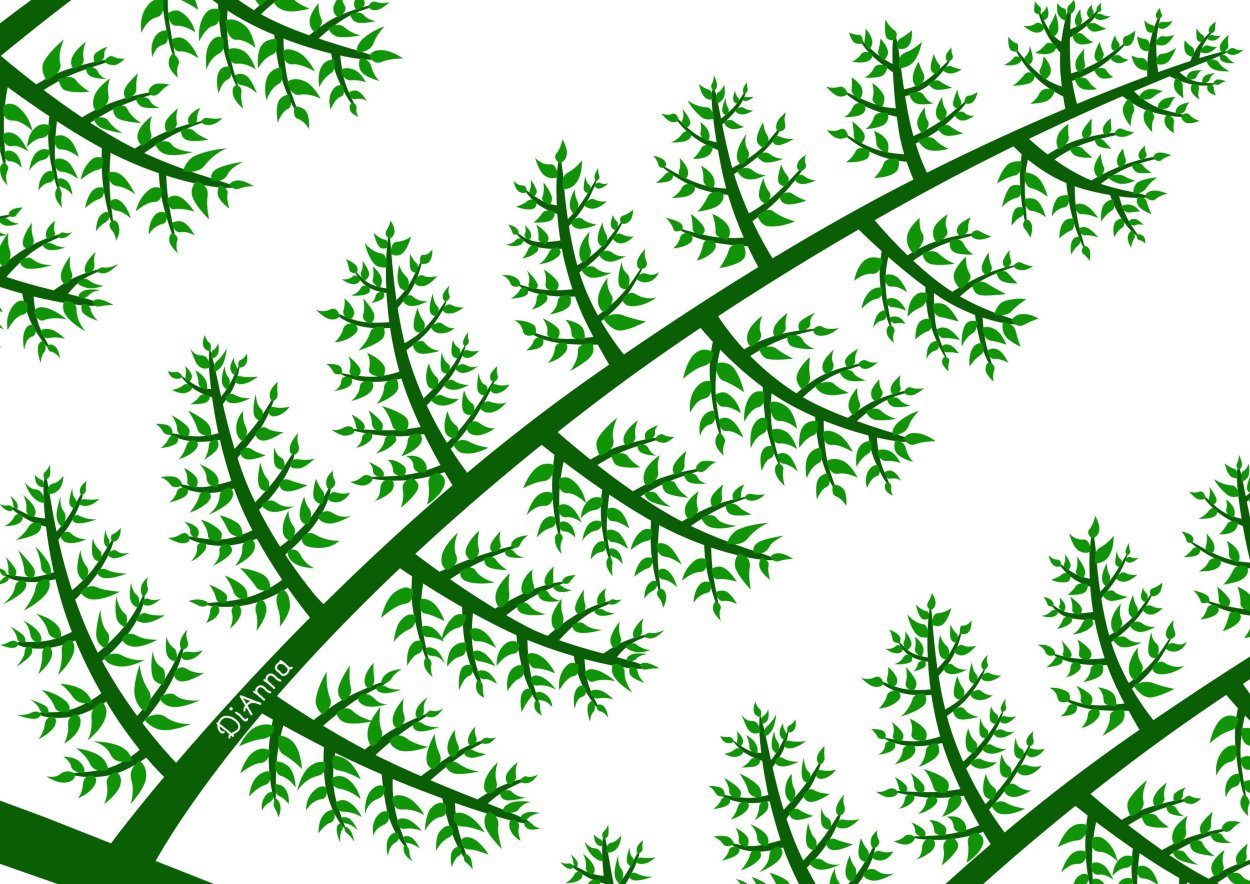 Спираль Фибоначчи фрактал