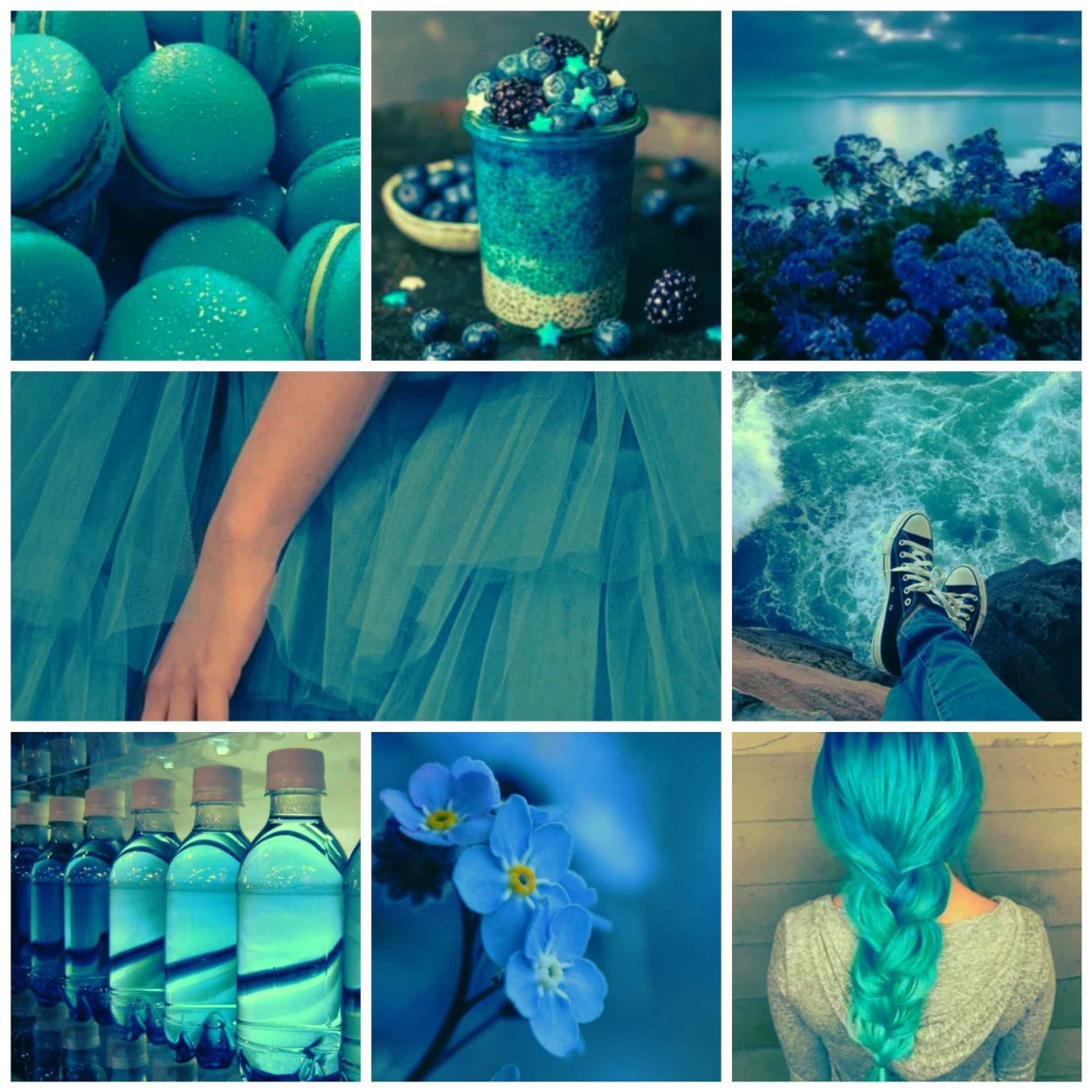 Эстетика синего и зеленого