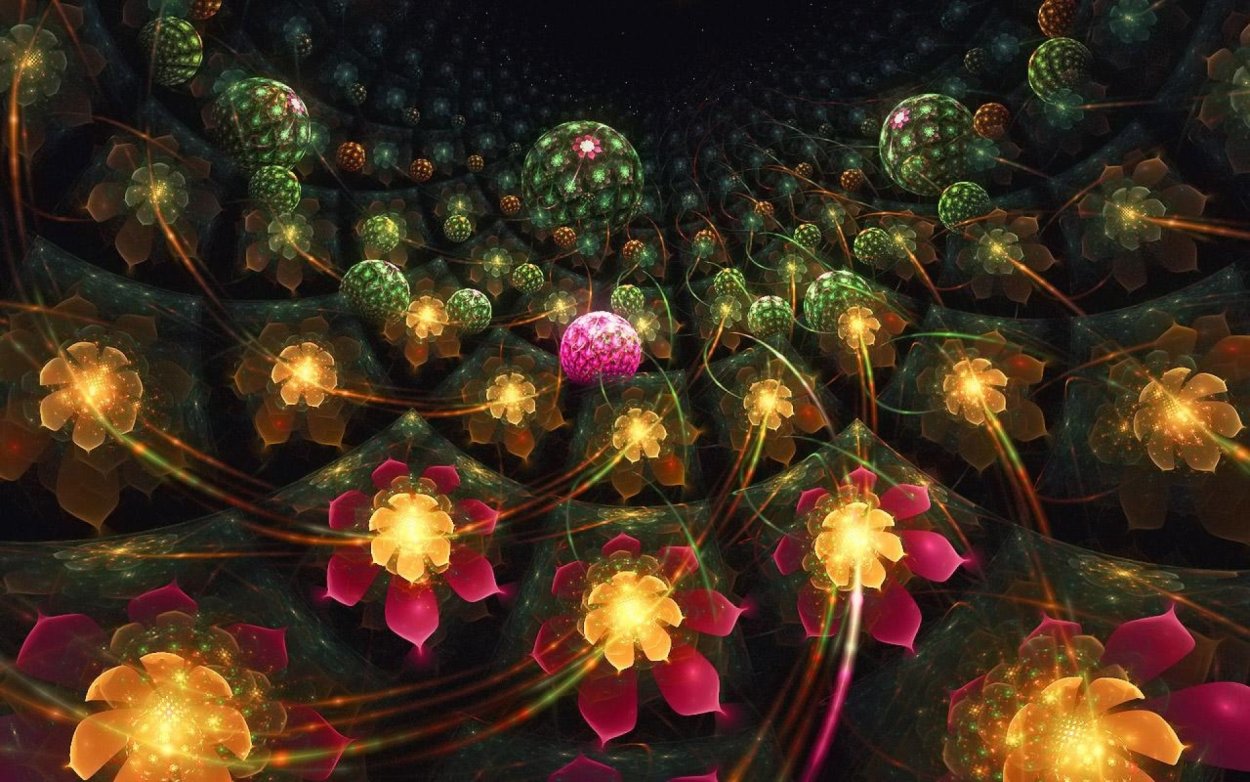 Фракталы цветы