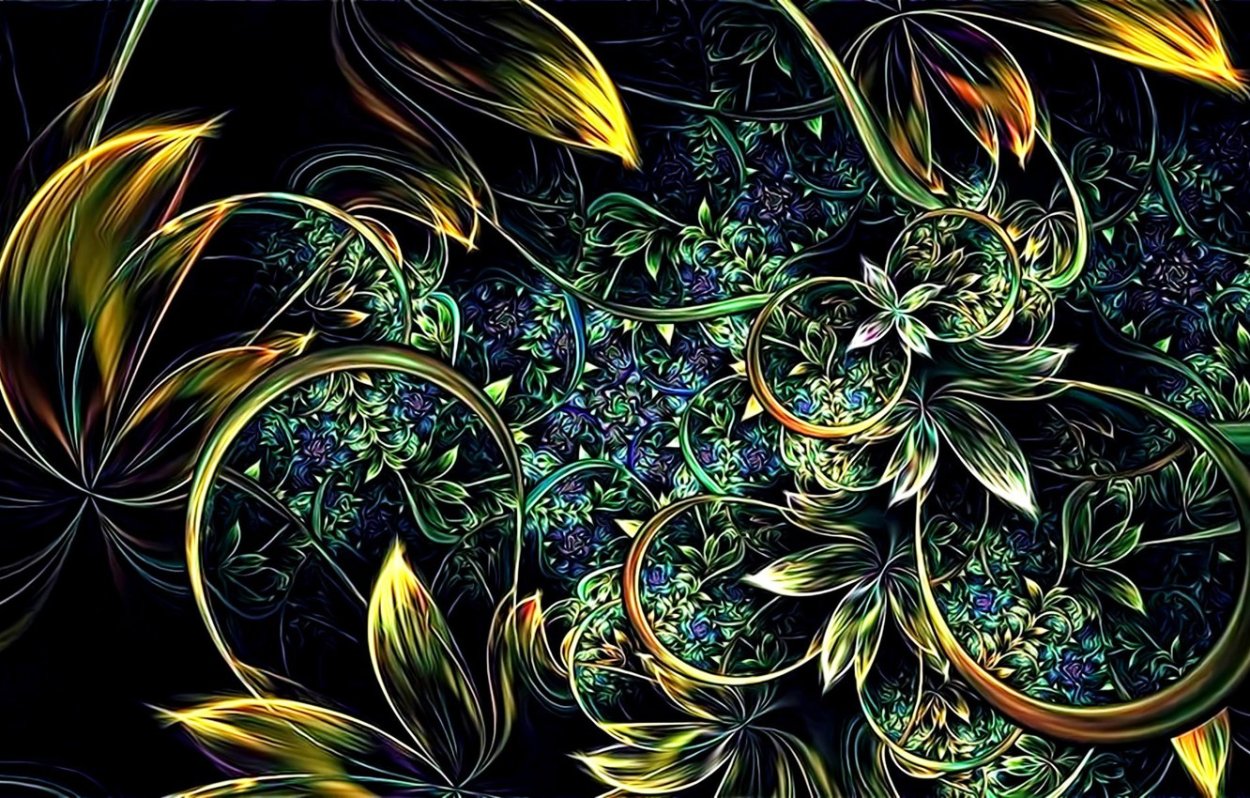 Абстрактные цветы