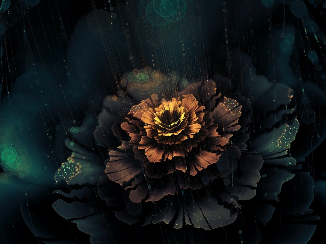 Фракталы цветы