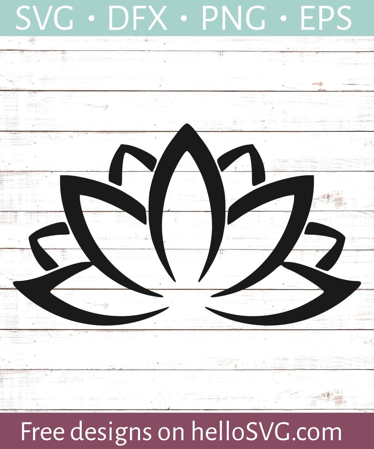 Значок лотоса в черно белом плане