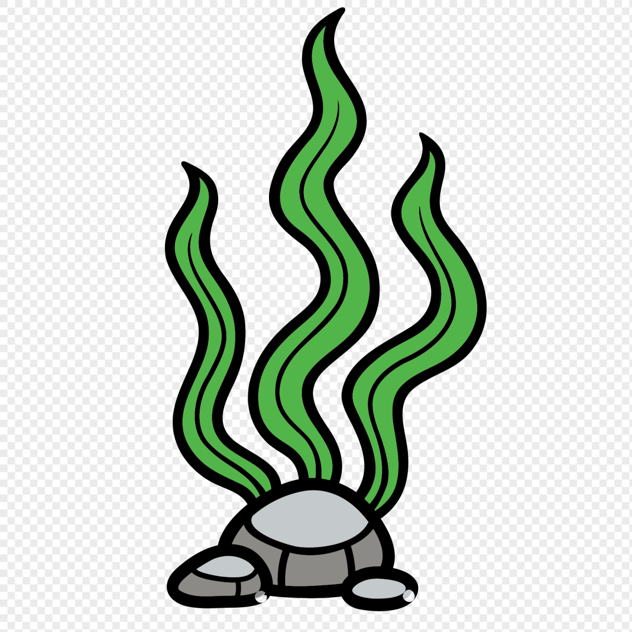 Водоросли мультяшные