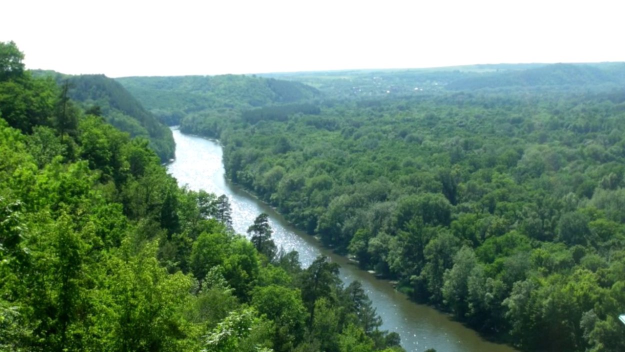 Река Северский Донец в Луганской области