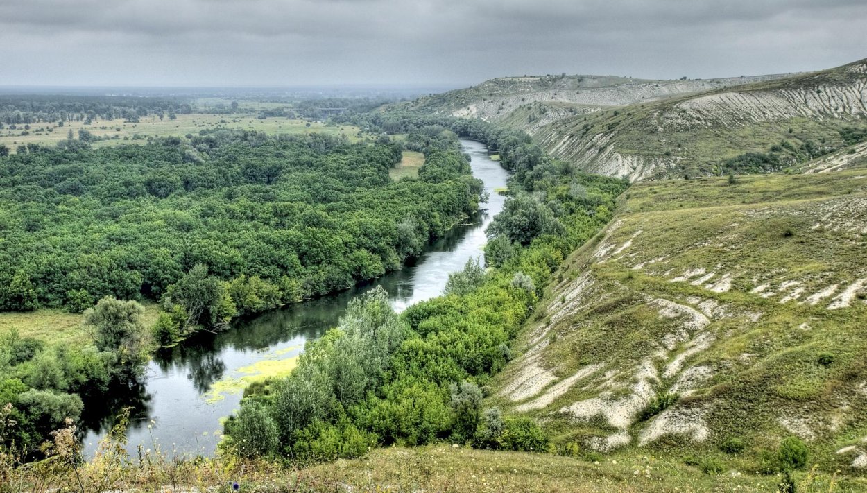 Река Донец Луганская область