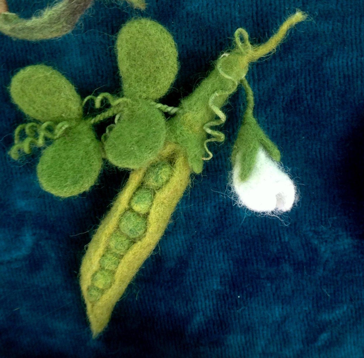 Веселые овощи горошек