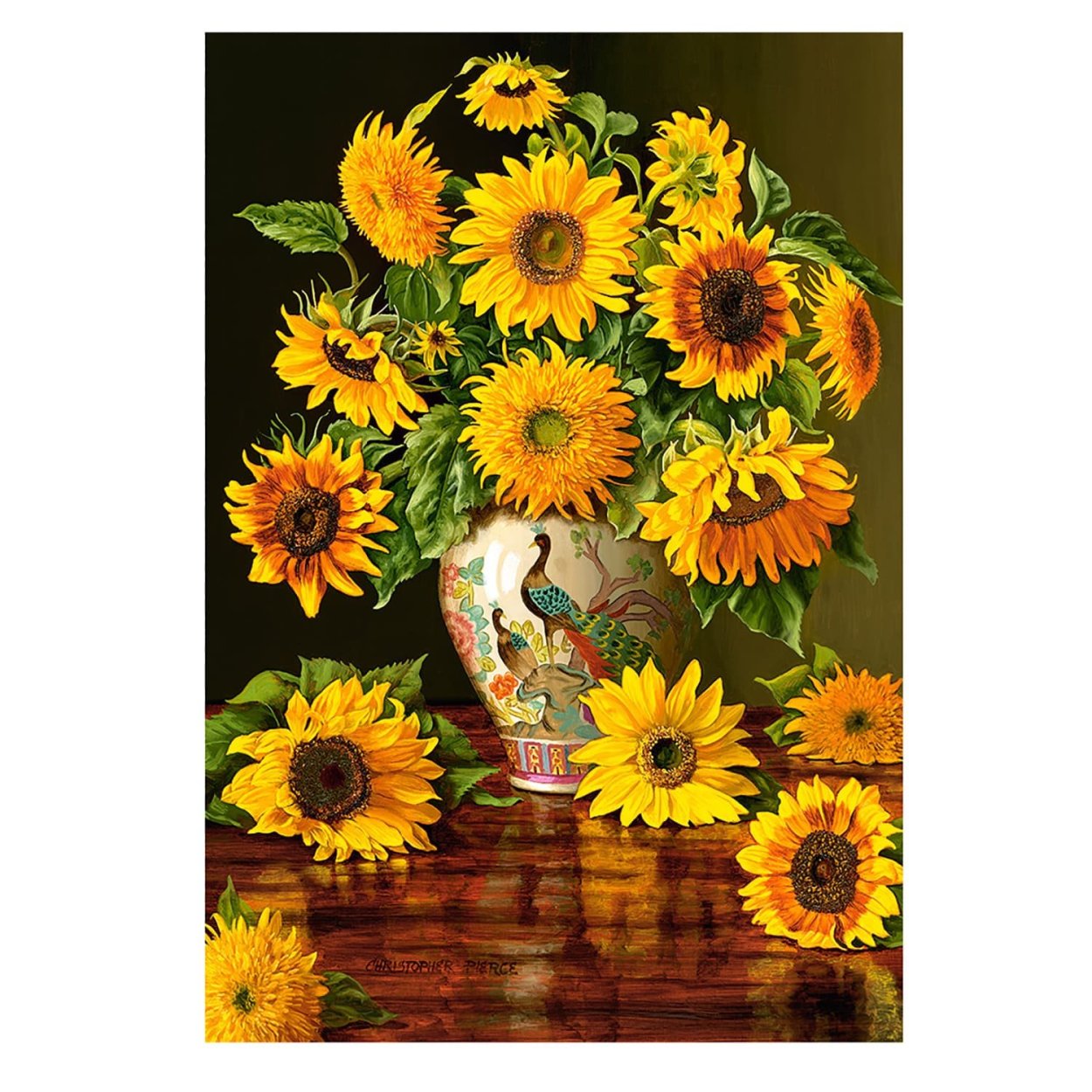 Натюрморт с подсолнухами