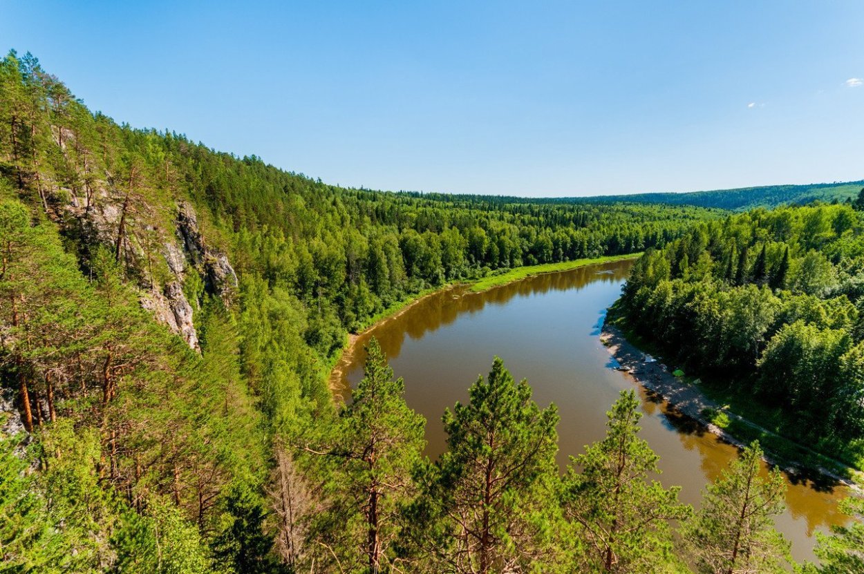 Природные Уникумы Урала река Чусовая