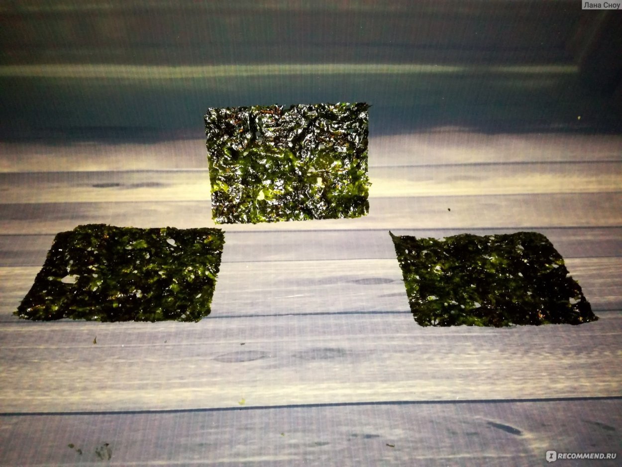 Листья нори острые