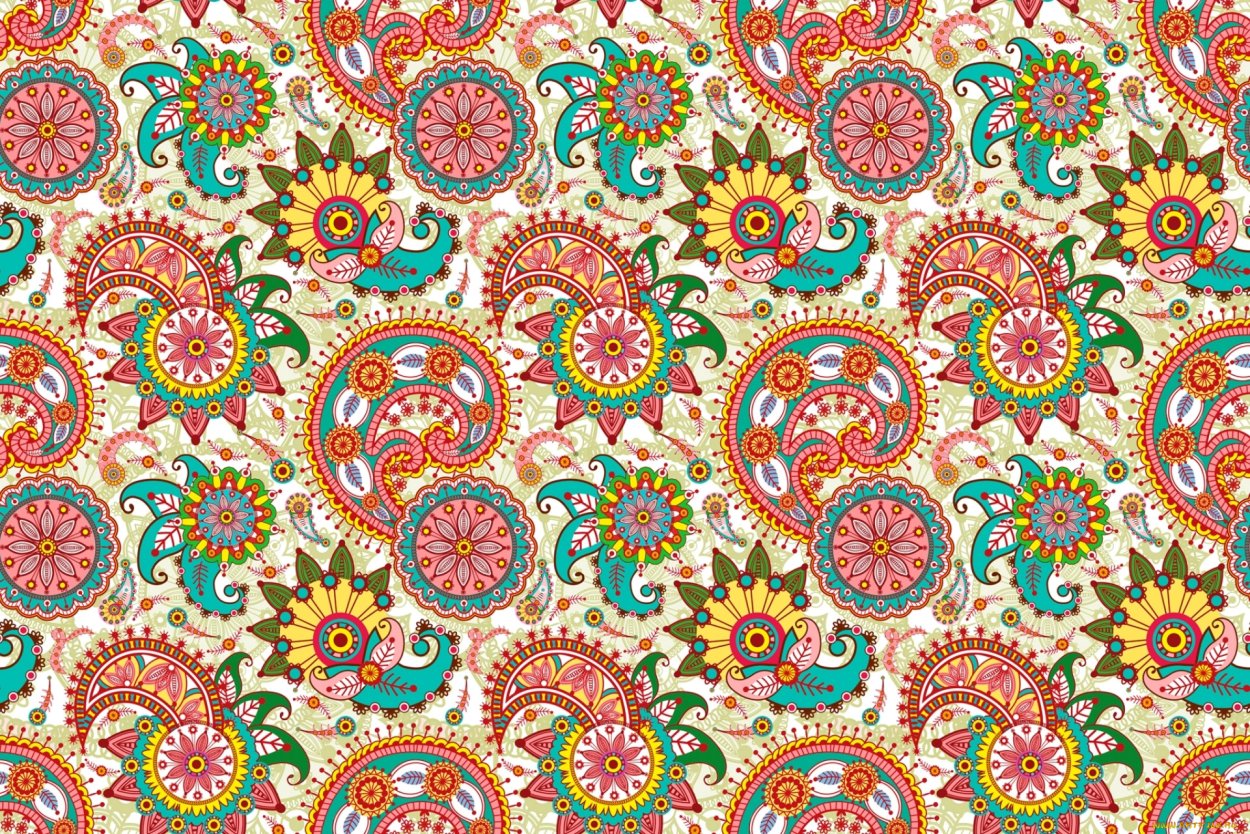 Восточный орнамент вектор паттерн