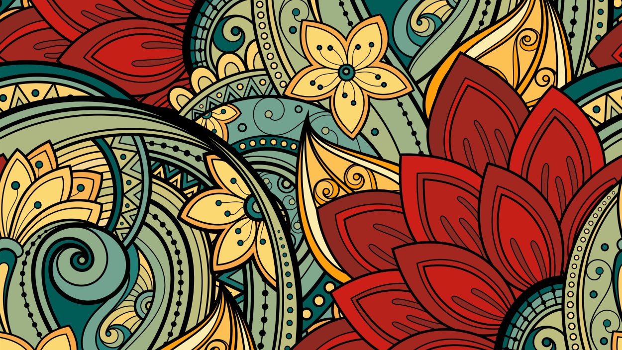 Цветные узоры