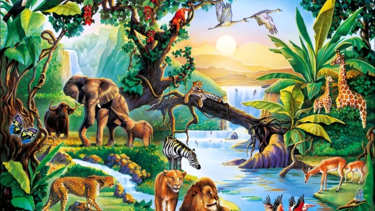 Гравюра тропики