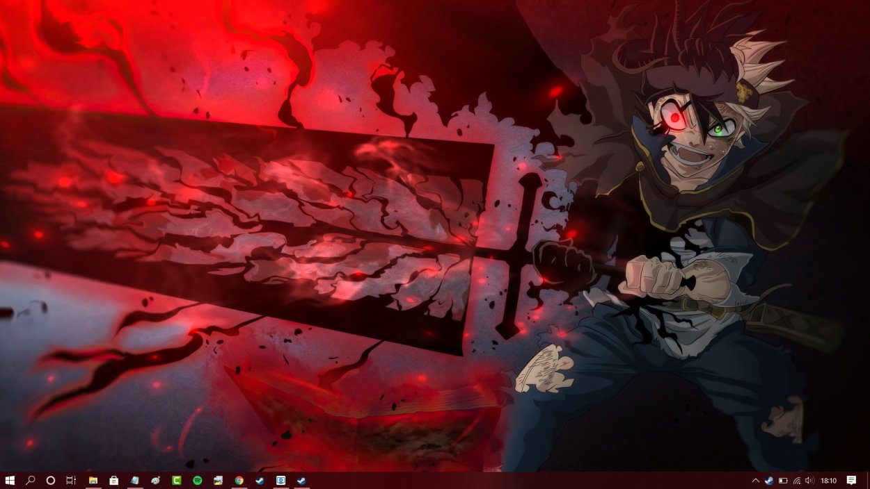 Чёрный Клевер Астер демон