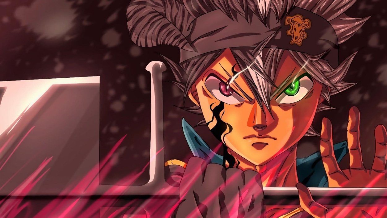 Чёрный Клевер Астер демон аниме