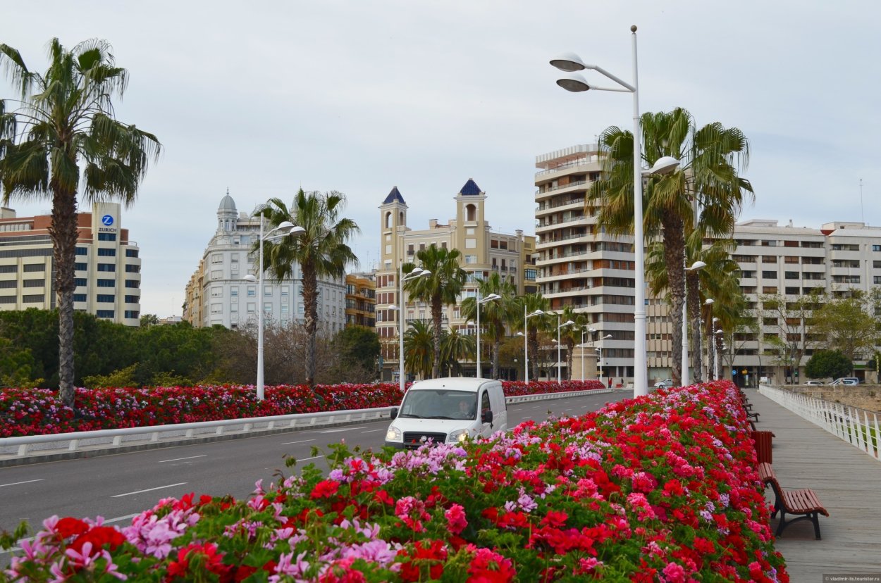 Цветочный мост в Валенсии