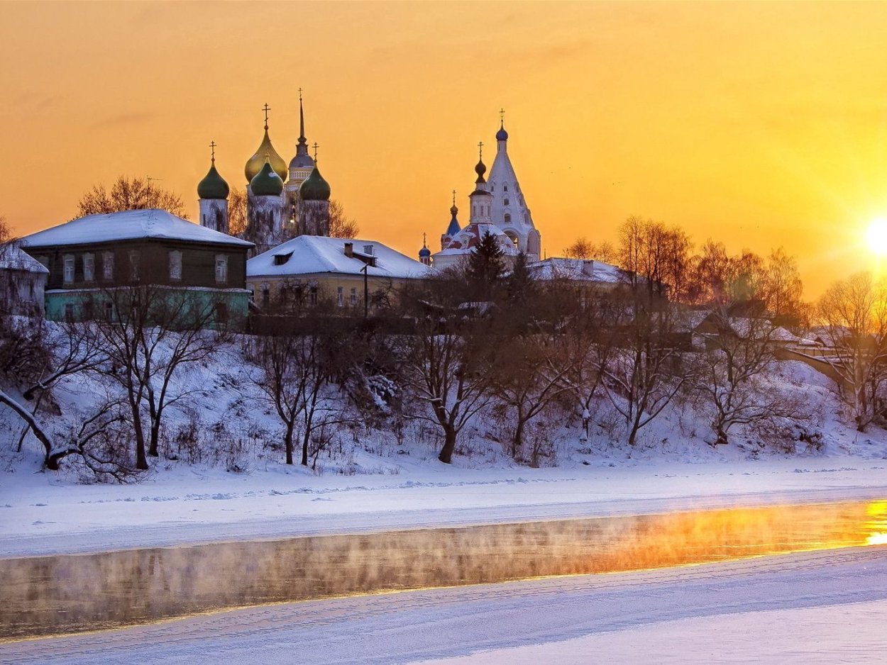 Коломна зима монастырь