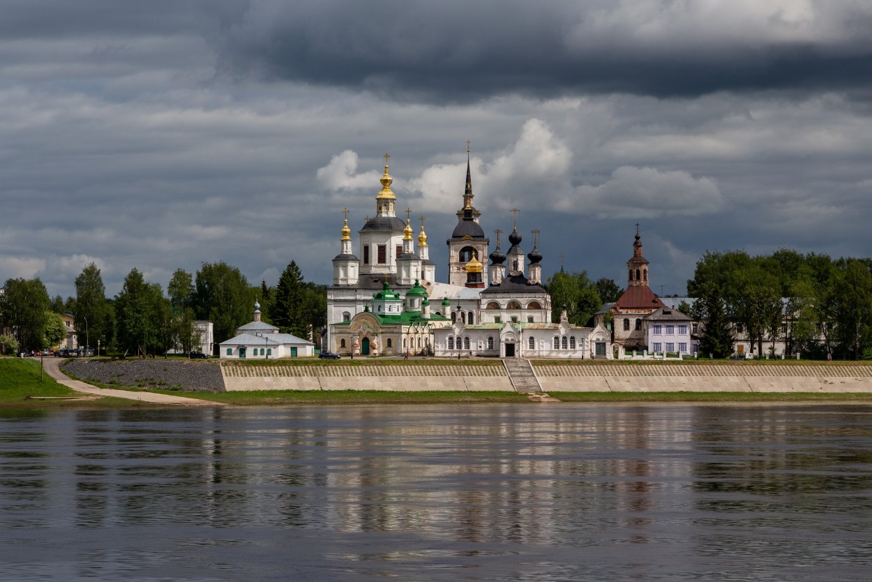 Великий Устюг набережная города