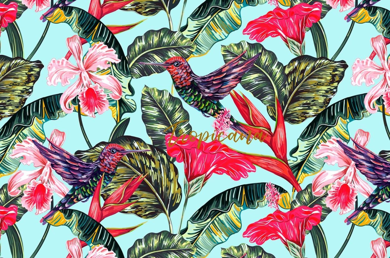 Тропический принт