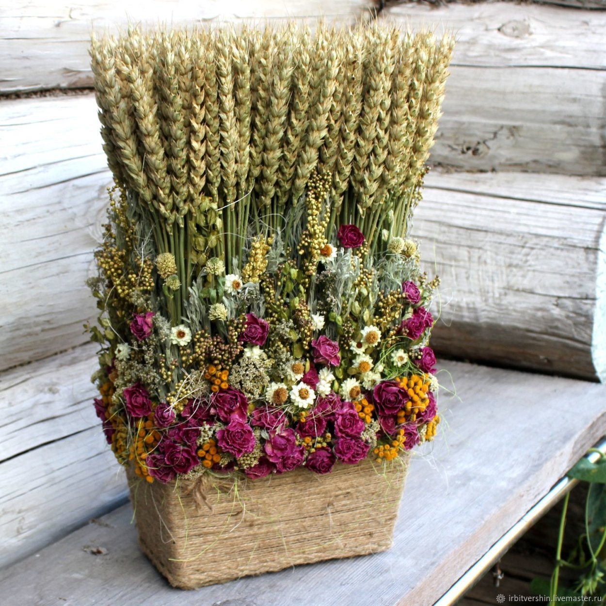 Композиции из сухоцветов