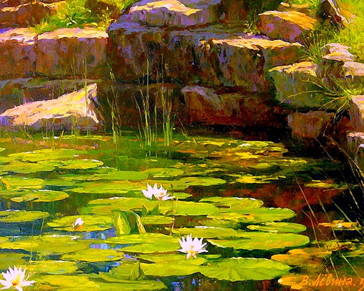 Картина Поленова кувшинки