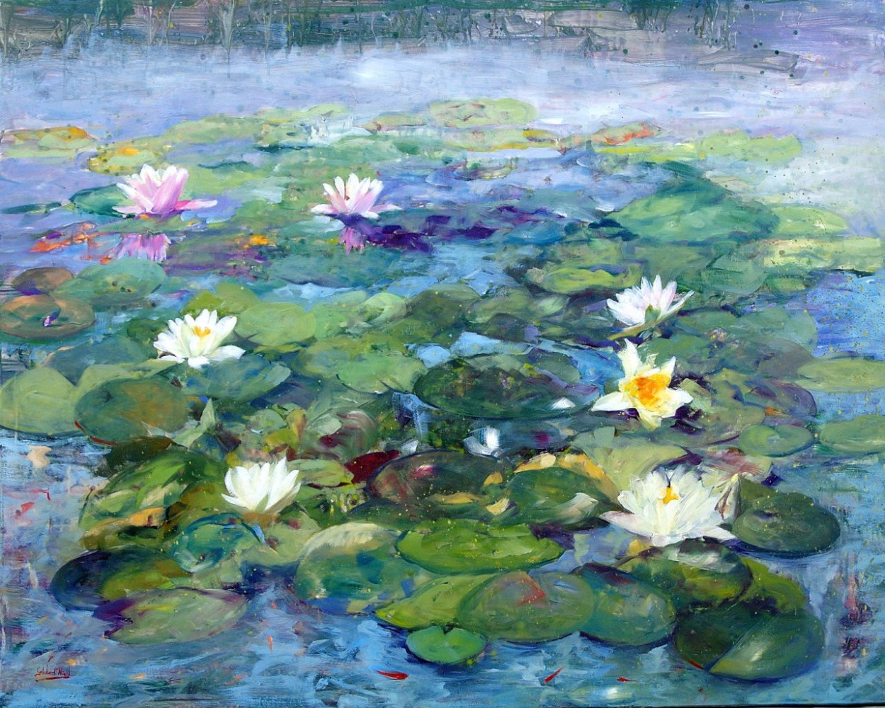 Клод Моне Лотосы кувшинки