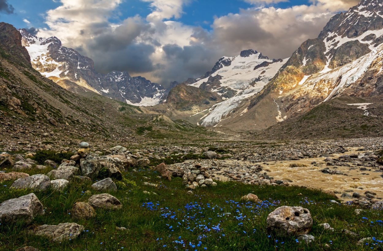 Кабардино Балкария пейзажи Эльбрус