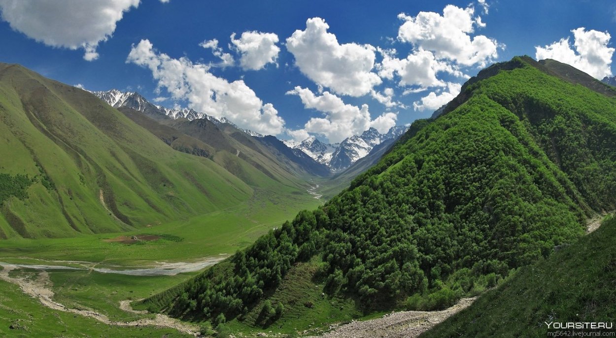 Горы Кавказ Сармаково