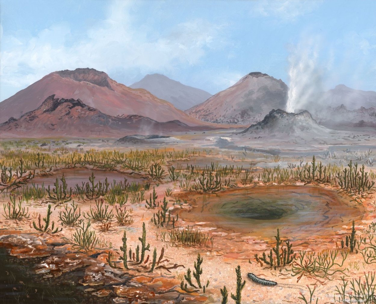 Палеозойская Эра псилофиты