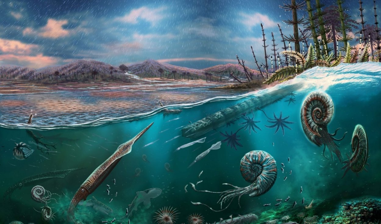 Палеозойская Эра океан