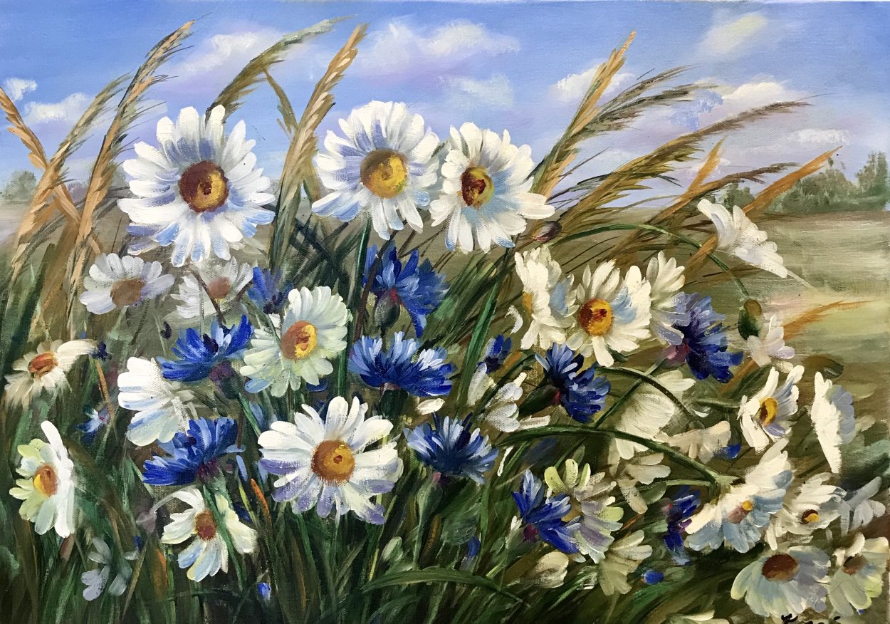 Васильковое поле