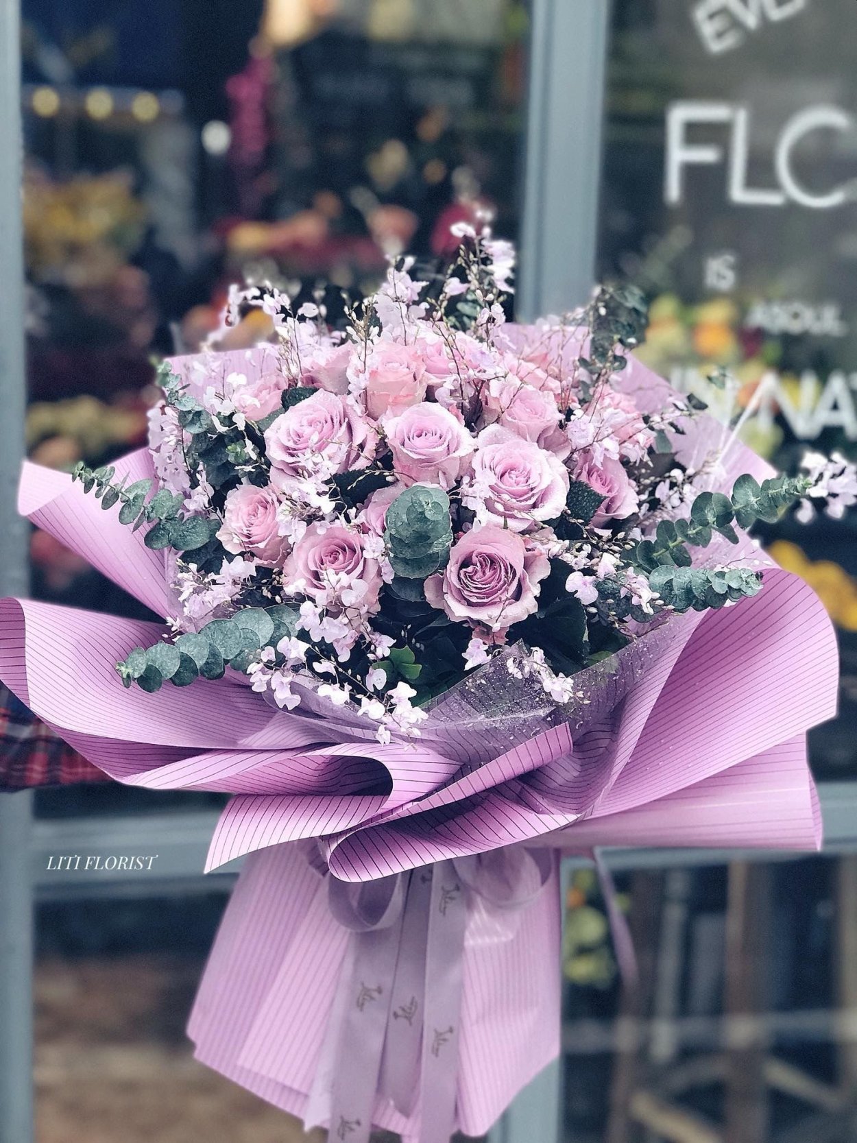 Разноцветный шикарный букет