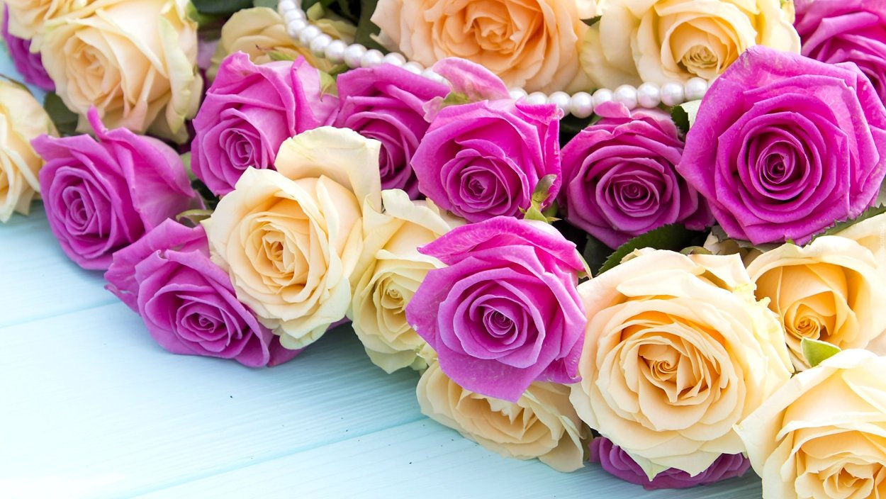 Розовые цветы