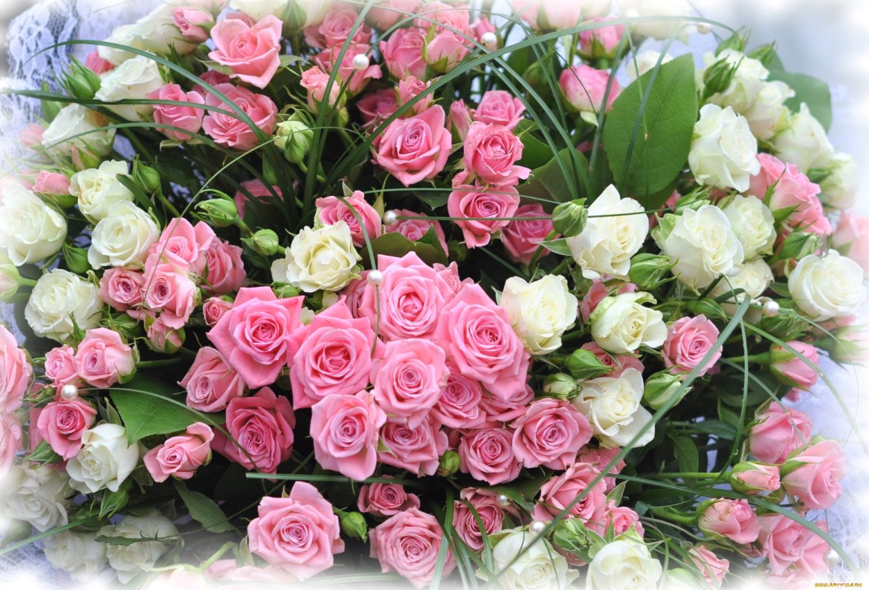 Реальные букеты цветов