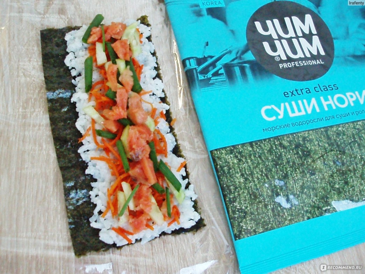 Водоросли нори чим чим 10 листов 24 г