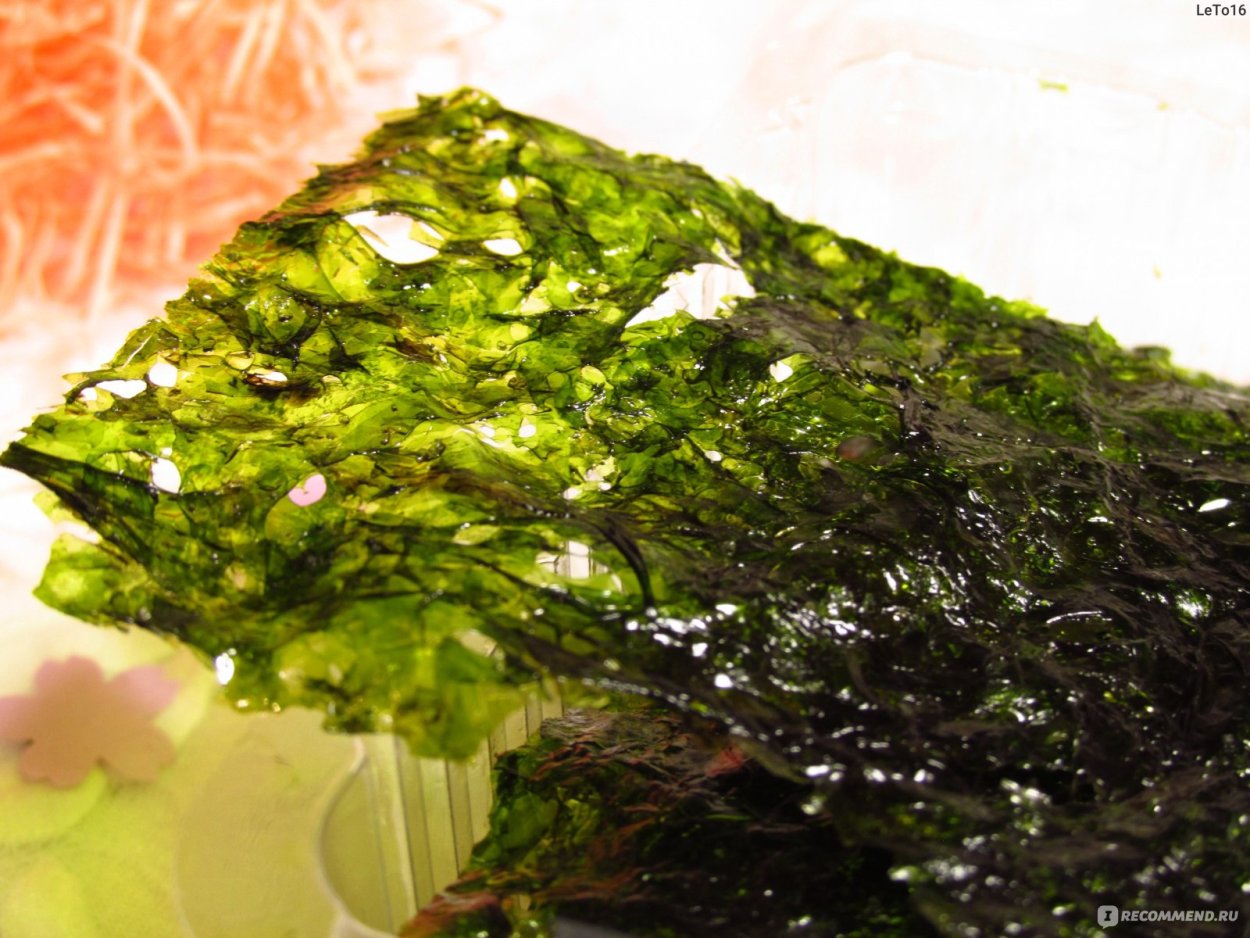 Чипсы нори из морской капусты