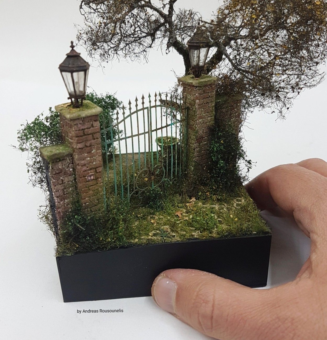 Диорама из дерева