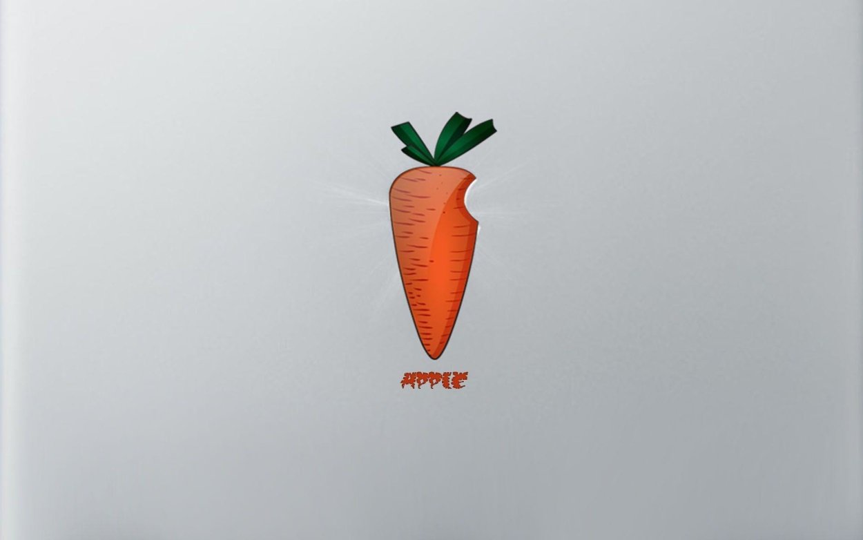 Айфон с морковкой