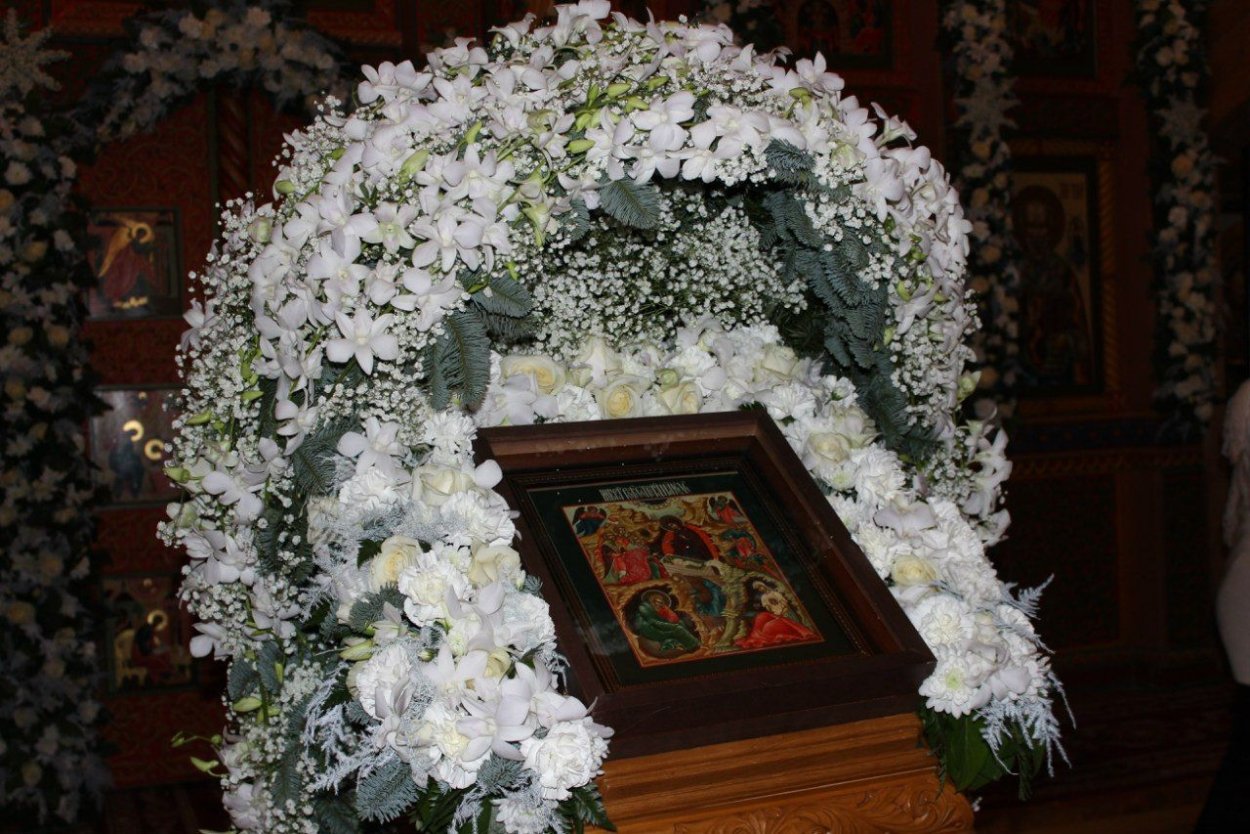 Храмовая флористика Троица