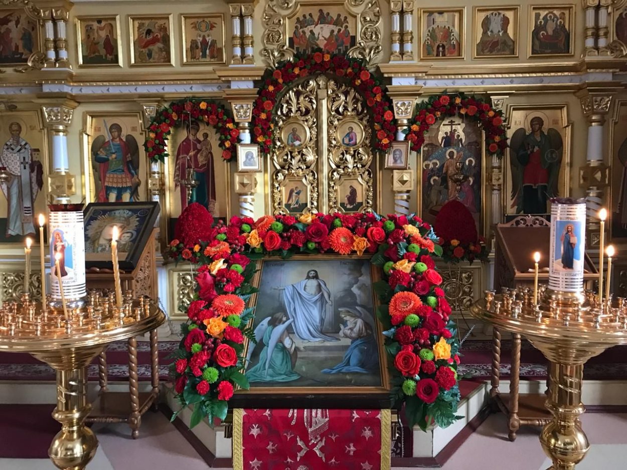 Храмовая флористика Троица