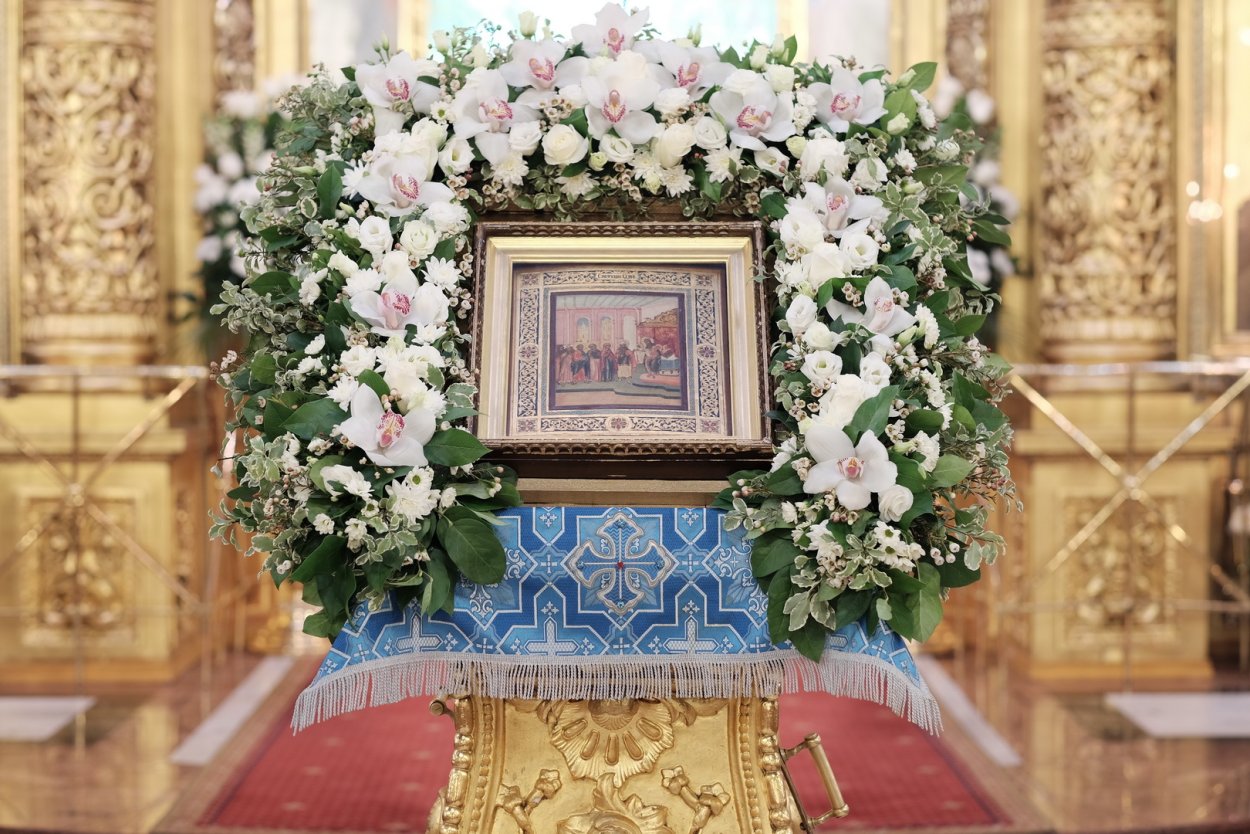 Украшение храма Благовещение Пресвятой Богородицы