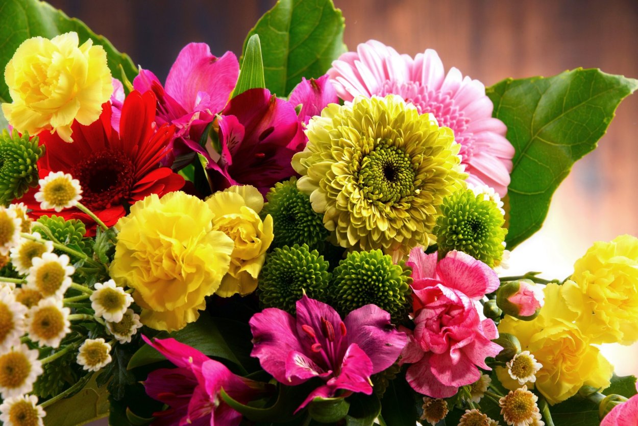 Цветы букет