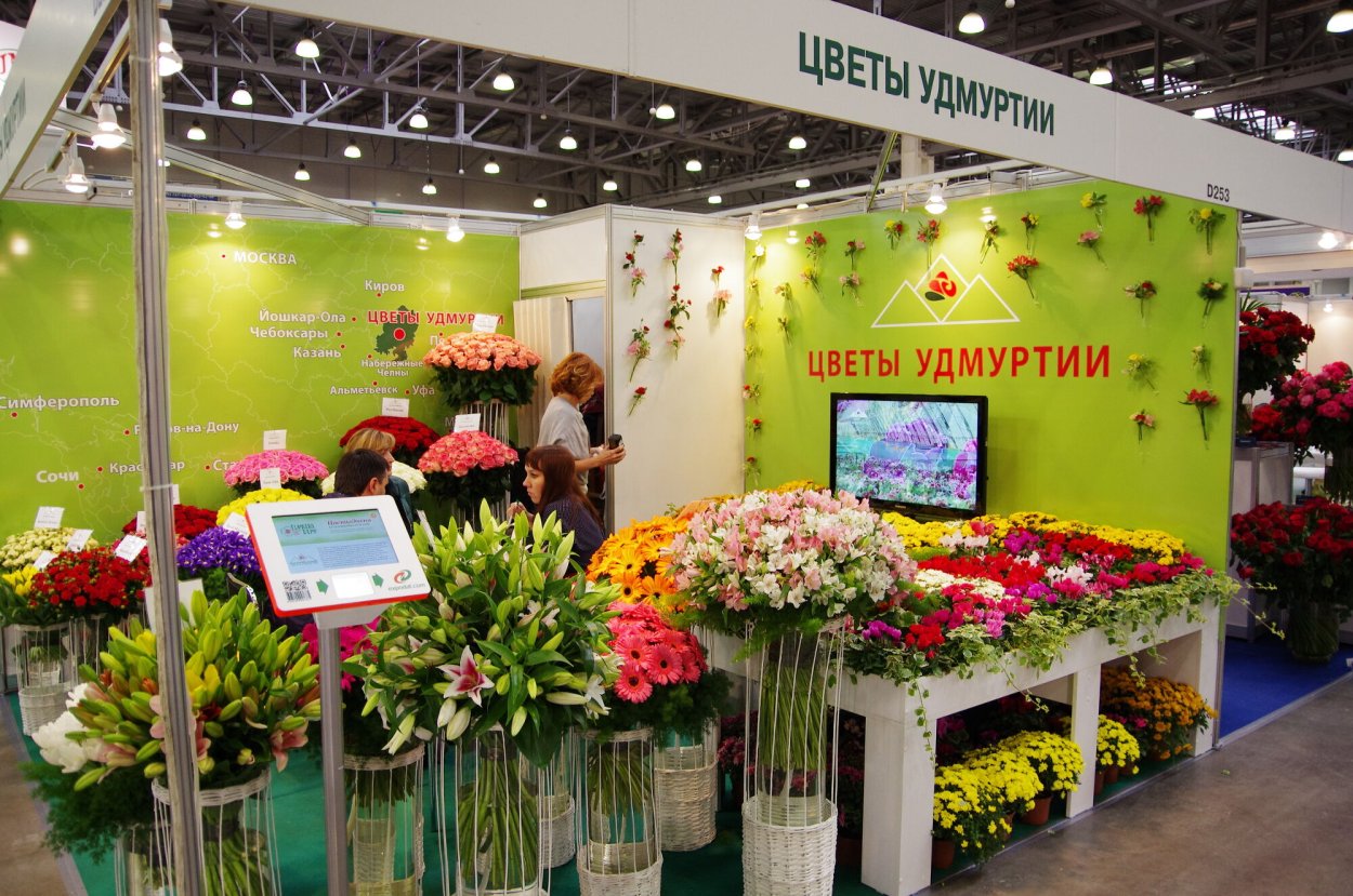 Выставка цветы
