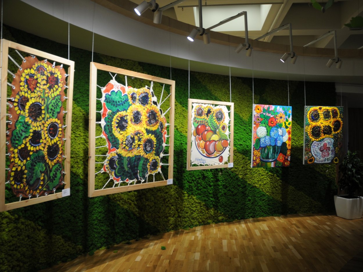 Витрина цветочного магазина