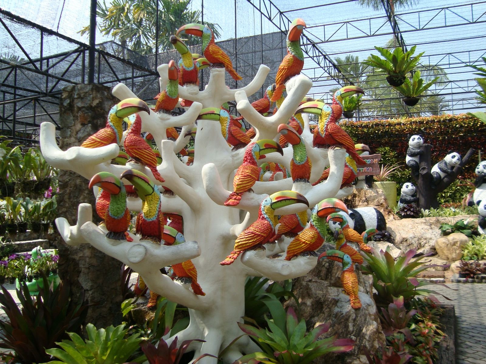 Интернет магазин экзотические. Нонг Нуч сад птиц. Тропический парк Нонг Нуч Таиланд. Растения Тайланда. Необычный экзотический сад.